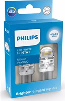 Philips Ultinon Pro6000 SI LED Pære P21W 6000K (2 stk)
